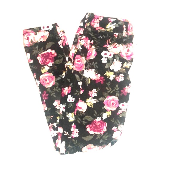 Pants with Vintage flower pattern - Picture 1 of 1